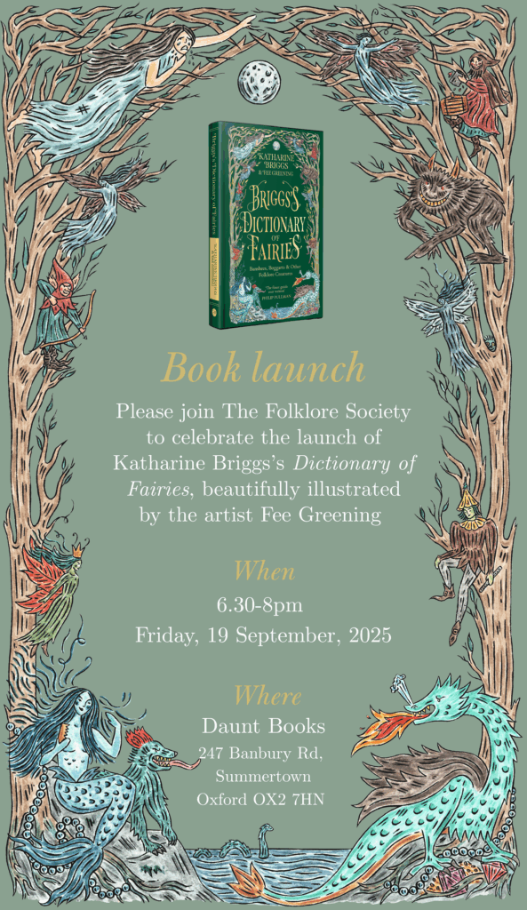 Image - Book launch for Briggs's Dictionary of Fairies